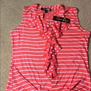 Striped tie knot tank
